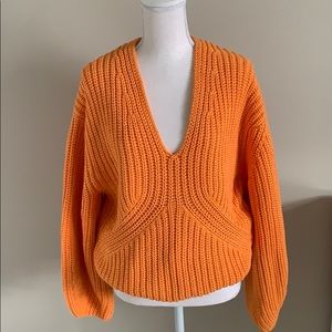 Gorgeous Orange H&M Sweater Sz 4